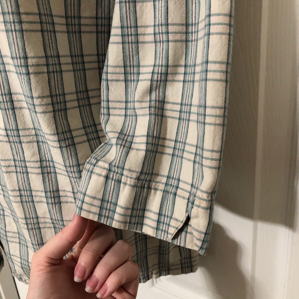 Northern Reflections Button Down Plaid Medium - image 6